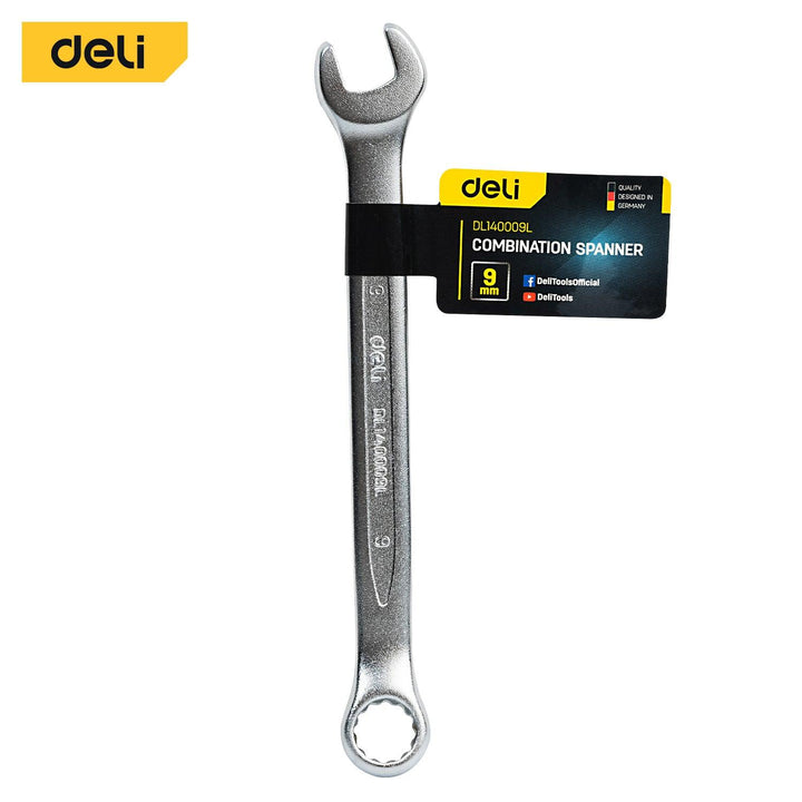 9mm Combination Spanner - مفتاح شق مسنن فدار