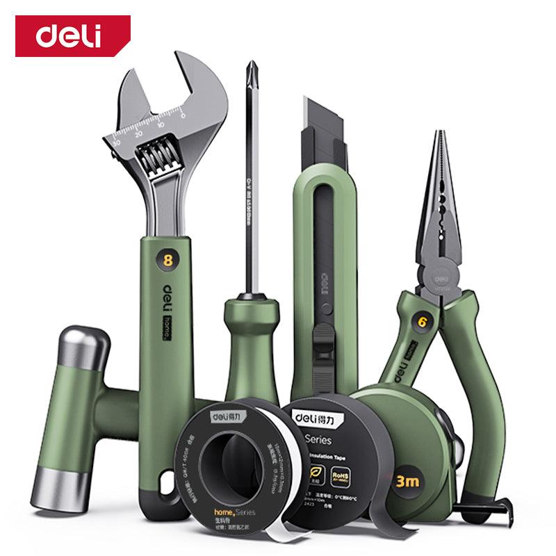 8 Pcs Home Series Tool Sets (Green) - طقم عدة 8 قطع