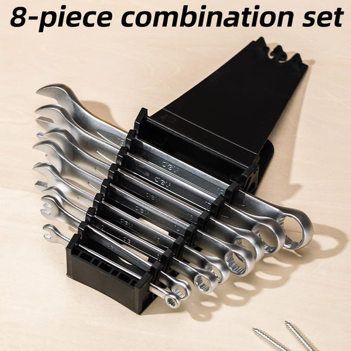 8 Pcs Combination Spanner Set - (8) طقم شق مسنن