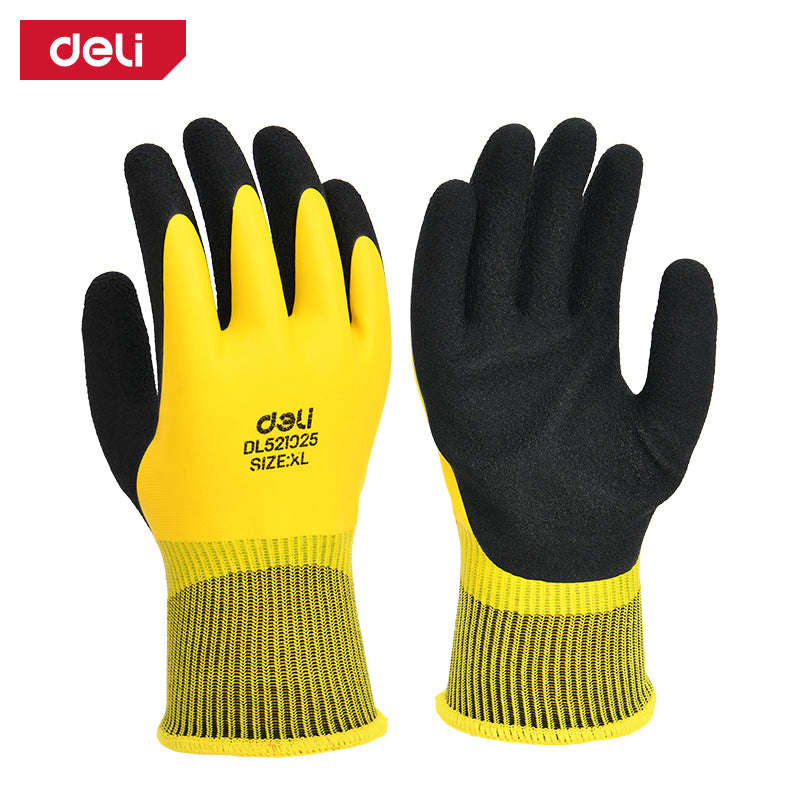 Heavy Duty Latex Gloves (12 Pairs) Size XL - قفازات لاتكس