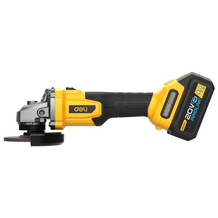 20V Lithium-ion Angle Grinder (115mm) - صاروخ عالبطارية+2 بطارية كبيرة