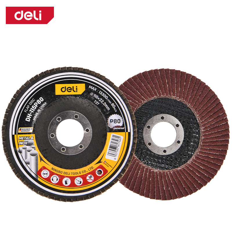 Flap Grinding Disc 115mm (80 Grit) - ديسك مدرج بني