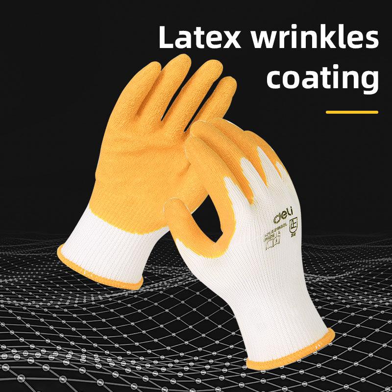 Latex Gloves (12 Pairs) Size L - قفازات لاتكس