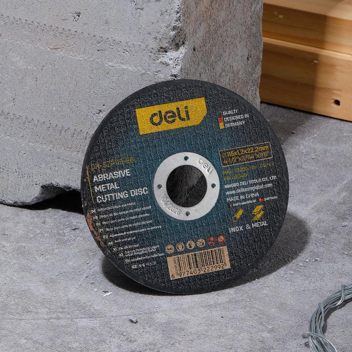 50Pcs Abrasive Metal Cutting Disc (115x1.2mm) - (50) ديسك قص حديد