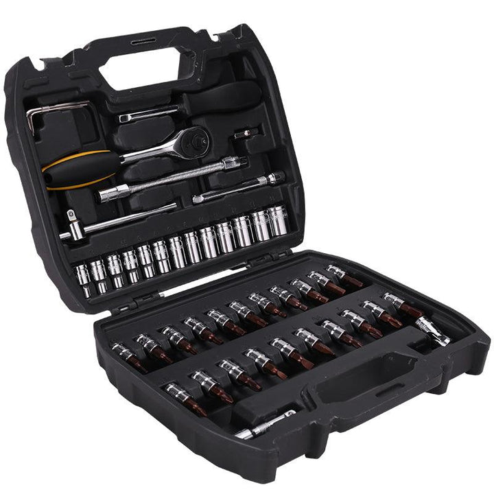 1/4" 46Pcs Socket Set - 46Pcs طقم 1/4" طربوش طقطاق