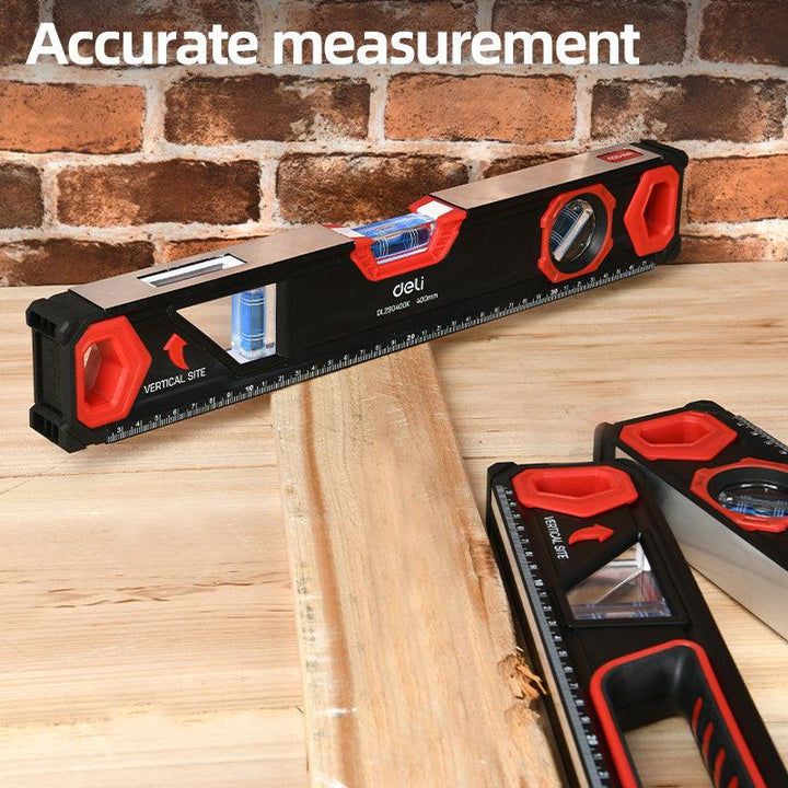 Dual-View Spirit Level (Red Series) (800mm) - زيبق صناعي مغنطيس