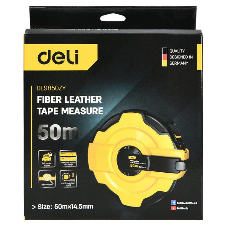 Fiberglass Measuring Tape (50m*14.5mm) - مازورة كيل براس فايبرغلاس