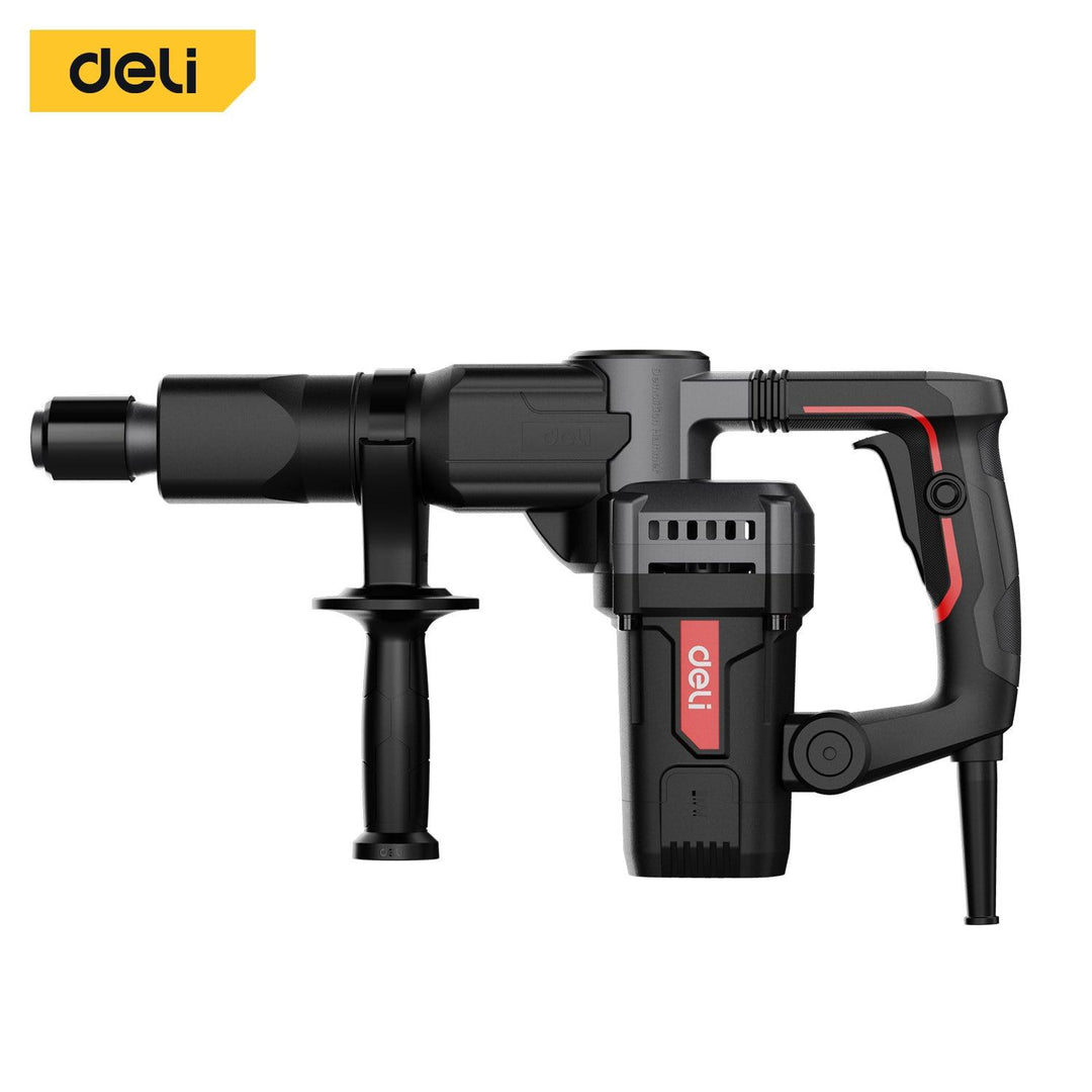 Deli 1200W Demolition Breaker Red Series - كومبرسور برم و تكسير صناعي