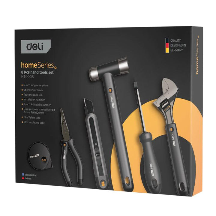 8 Pcs Home Series Tool Sets - طقم عدة 8 قطع