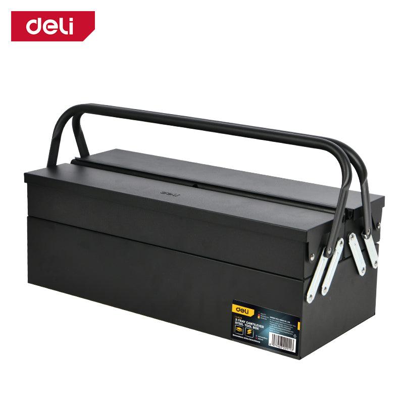 3-Tray Cantilever Steel Tool Box - صندوق أدوات فولاذي 3 طبقات