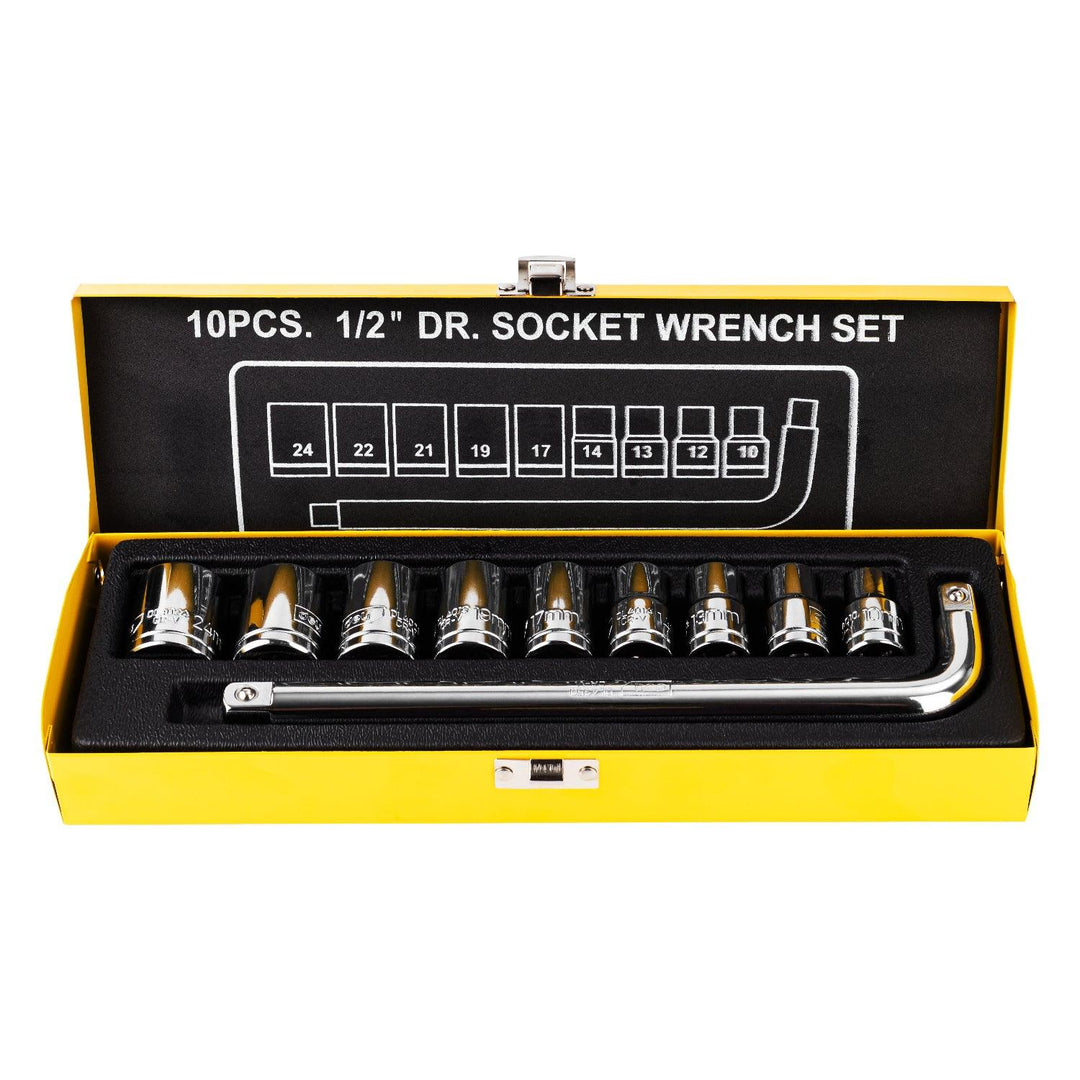 1/4" 10Pcs Socket Set - 10Pcs طقم 1/4" طربوش طقطاق