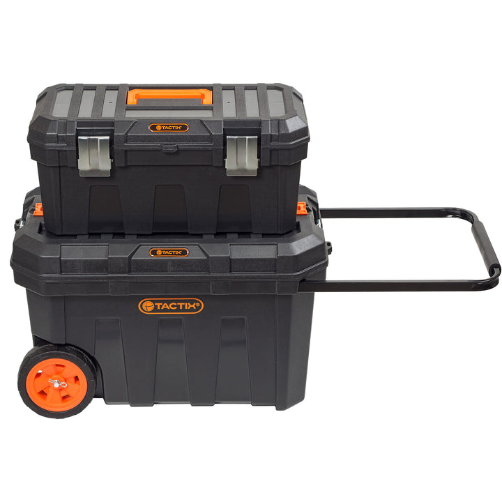 TX 2in1 Mobile Workshop Tool Box Set - طقم صندوقين عدّة متنقّلين 2 بواحد