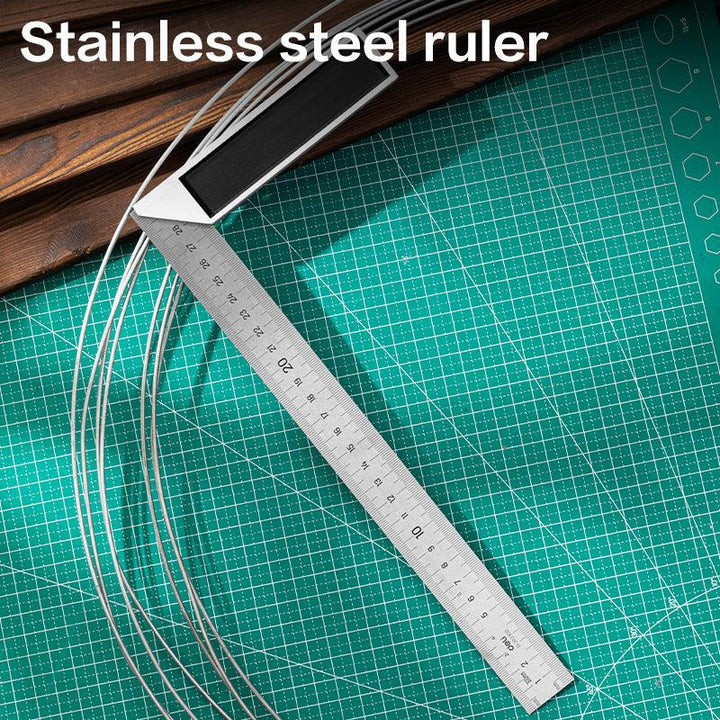 Steel Angle Ruler (300mm) - زاوية علام ستانلس صناعية