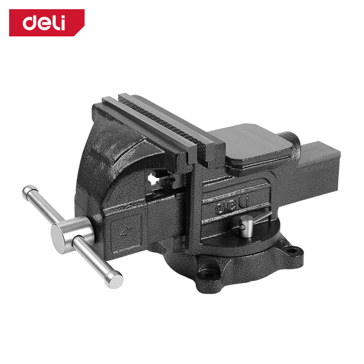 4" Heavy Duty Iron Bench Vice - 4'' ﺔﻣﺰﻠﻣ ﺔﻟوﺎط ﺔﻛﺮﺤﺘﻣ