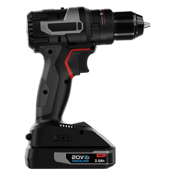 20V Lithium-Lon Impact Drill -  مقدح بطاريتين ليثيوم شنطة صناعي