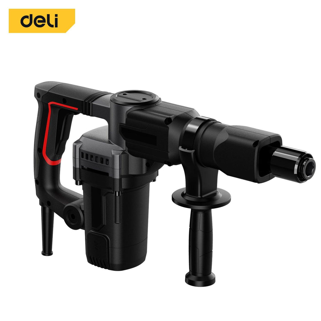 Deli 1200W Demolition Breaker Red Series - كومبرسور برم و تكسير صناعي