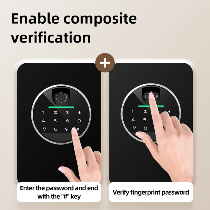 Biometric Fingerprint Digital Safe (H250*W350*D250) - خزنة رقمية وبصمة