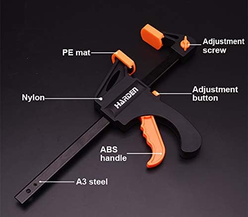 8" Quick Ratchet Bar Clamp 135Kg -  ملزمة بلاستيك صناعية