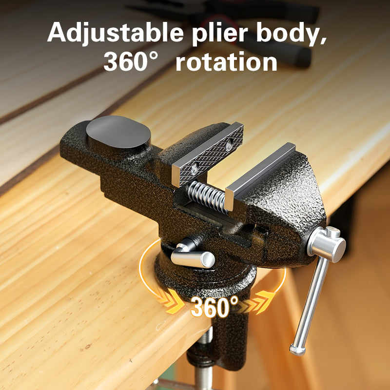 2" Heavy Duty Iron Bench Vice - 2'' ﺔﻣﺰﻠﻣ ﺔﻟوﺎط ﺔﻛﺮﺤﺘﻣ