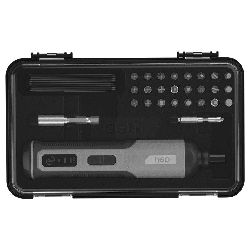 4V Lithium-ion Cordless Screwdriver Set - مفك براغي كهربائي دقيق