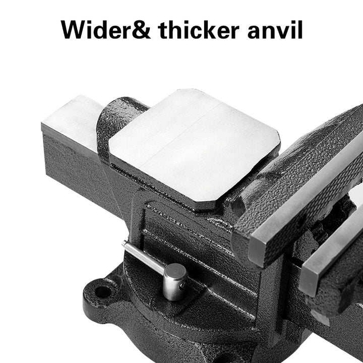 8" Heavy Duty Iron Bench Vice - 8'' ﺔﻣﺰﻠﻣ ﺔﻟوﺎط ﺔﻛﺮﺤﺘﻣ
