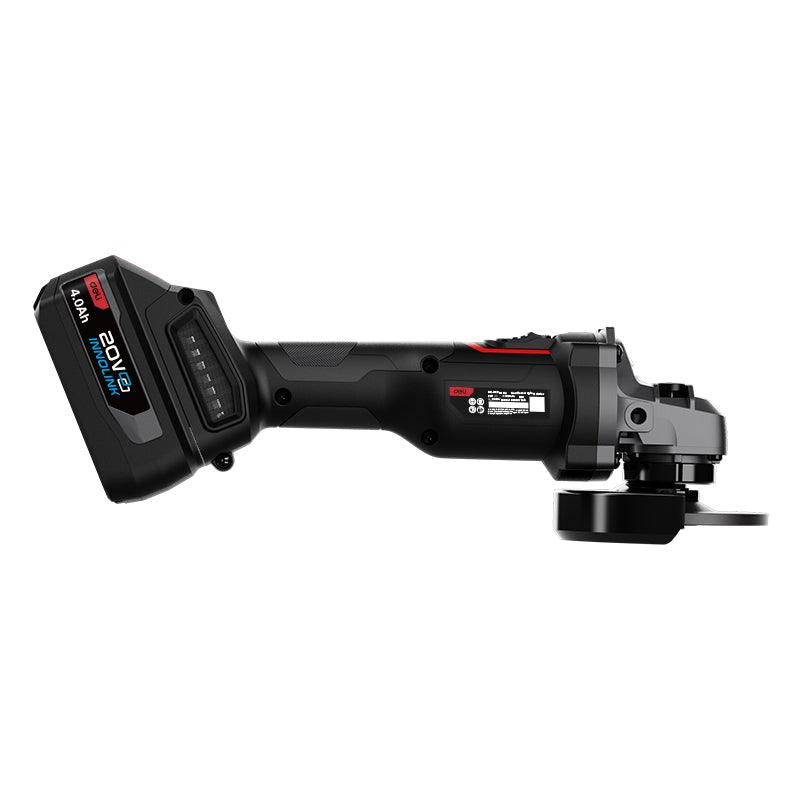 20V Lithium-ion Angle Grinder (100mm) - صاروخ عالبطارية+2 بطارية كبيرة