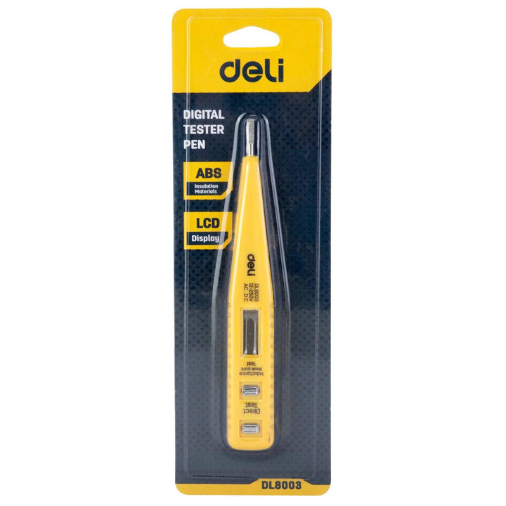 Deli Voltage Test Pencil (12-250V) - مفك تاست ديجيتال