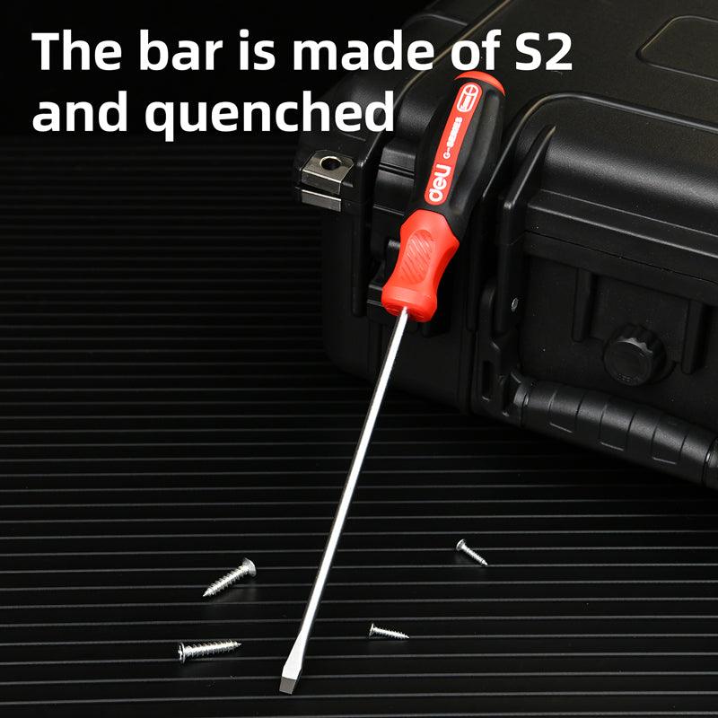 Slotted Screwdriver (3x75mm) (Red Series) - مفك براغي ضرب شق