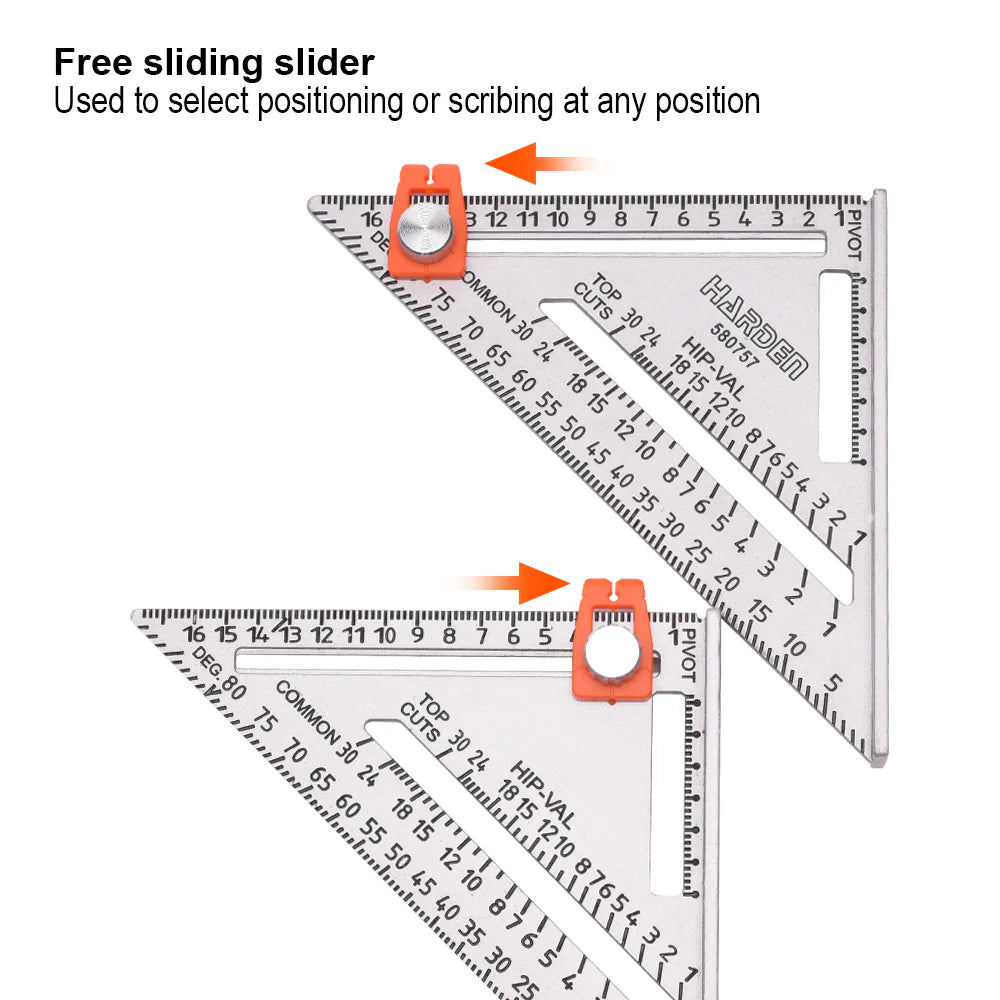 7" Multipurpose Triangle Square - زاوية مثلثة ومربعة متعددة الاستعمالات