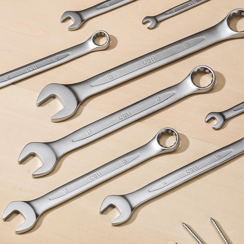 8 Pcs Combination Spanner Set - (8) طقم شق مسنن