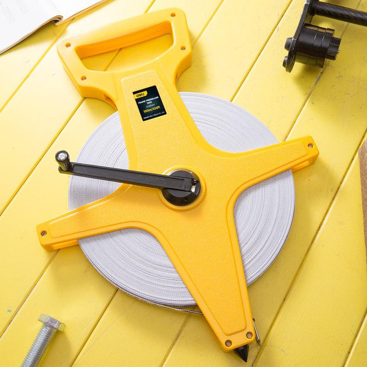 Fiberglass Measuring Tape (100m/328ft*14.5mm) - مازورة كيل براس فايبرغلاس