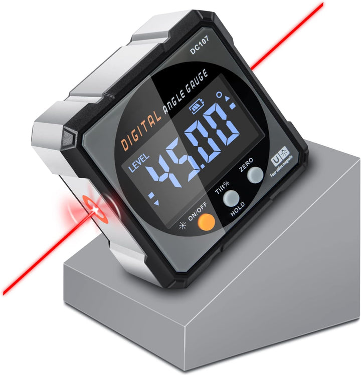 Digital Angle Inclinometer Magnetic Dual Laser - زيبا ديجيتال لقياس الزوايا