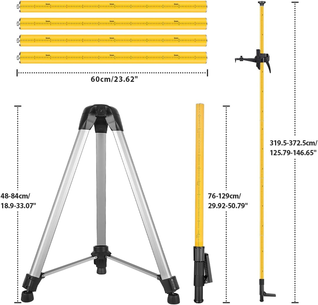 16 Lines Rechargeable Self-Leveling Laser 360 - (16 خطوط) ليزر شقلة كل الاتجاهات