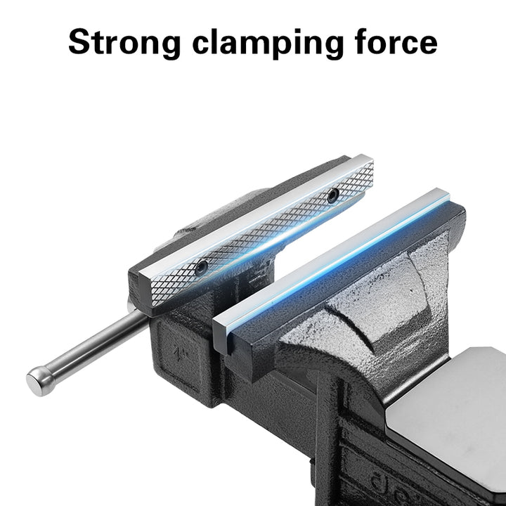 6" Heavy Duty Iron Bench Vice - 6'' ﺔﻣﺰﻠﻣ ﺔﻟوﺎط ﺔﻛﺮﺤﺘﻣ