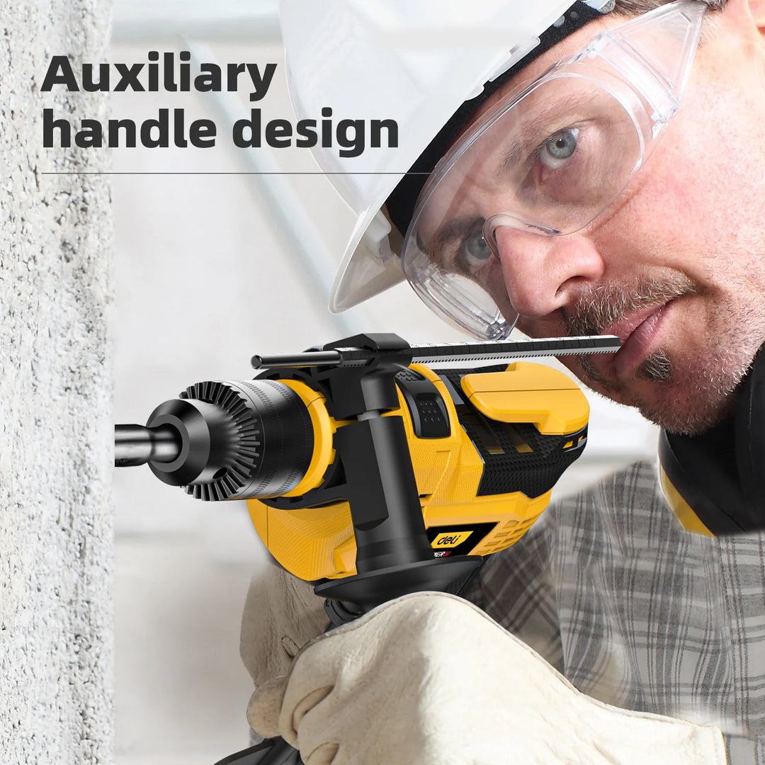 Deli 650W Hammer Impact Drill - مقدح صناعي
