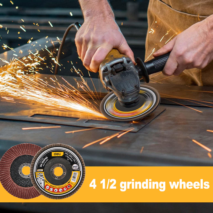 Flap Grinding Disc 115mm (100 Grit) - ديسك مدرج بني