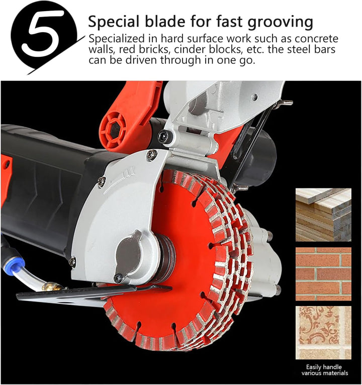 6800W Industrial Concrete Wall Cutting Machine (5 Discs) - ماكينة قصّ حيطان الباطون الصناعية