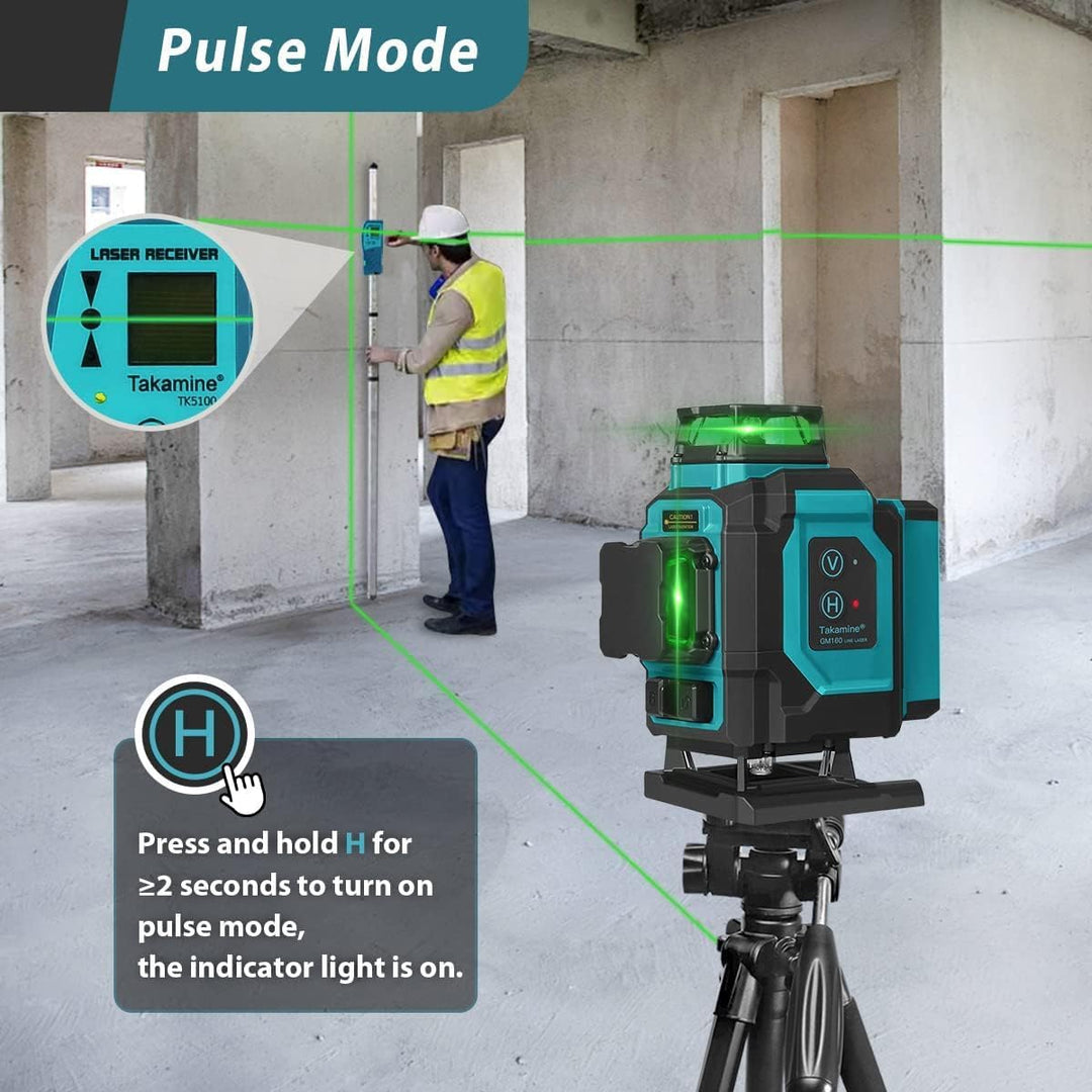 16 Lines Rechargeable Self-Leveling Laser 360 - (16 خطوط) ليزر شقلة كل الاتجاهات