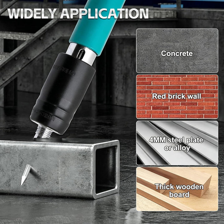 Manual Concrete Nail Gun Kit for Concrete and Brick - فرد تبشيم