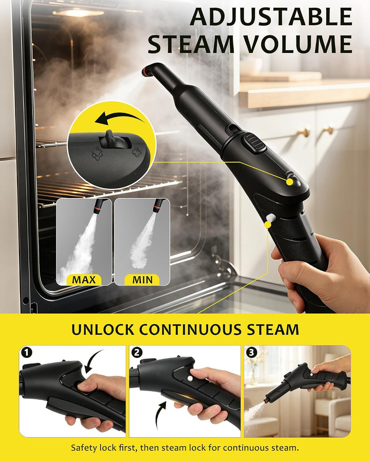 2000W Industrial Electric Steamer (Steam Cleaner) - ستيمر تنظيف كهربائي 2000 واط