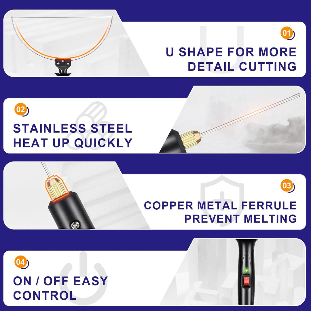 Electric Hot Wire Foam Cutter Set - قاطعة فوم كهربائية