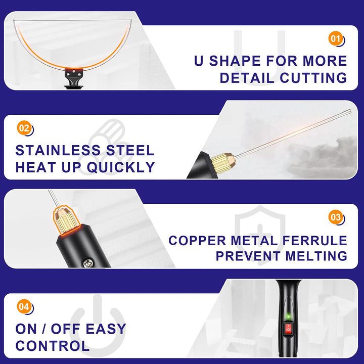 Electric Hot Wire Foam Cutter Set - قاطعة فوم كهربائية