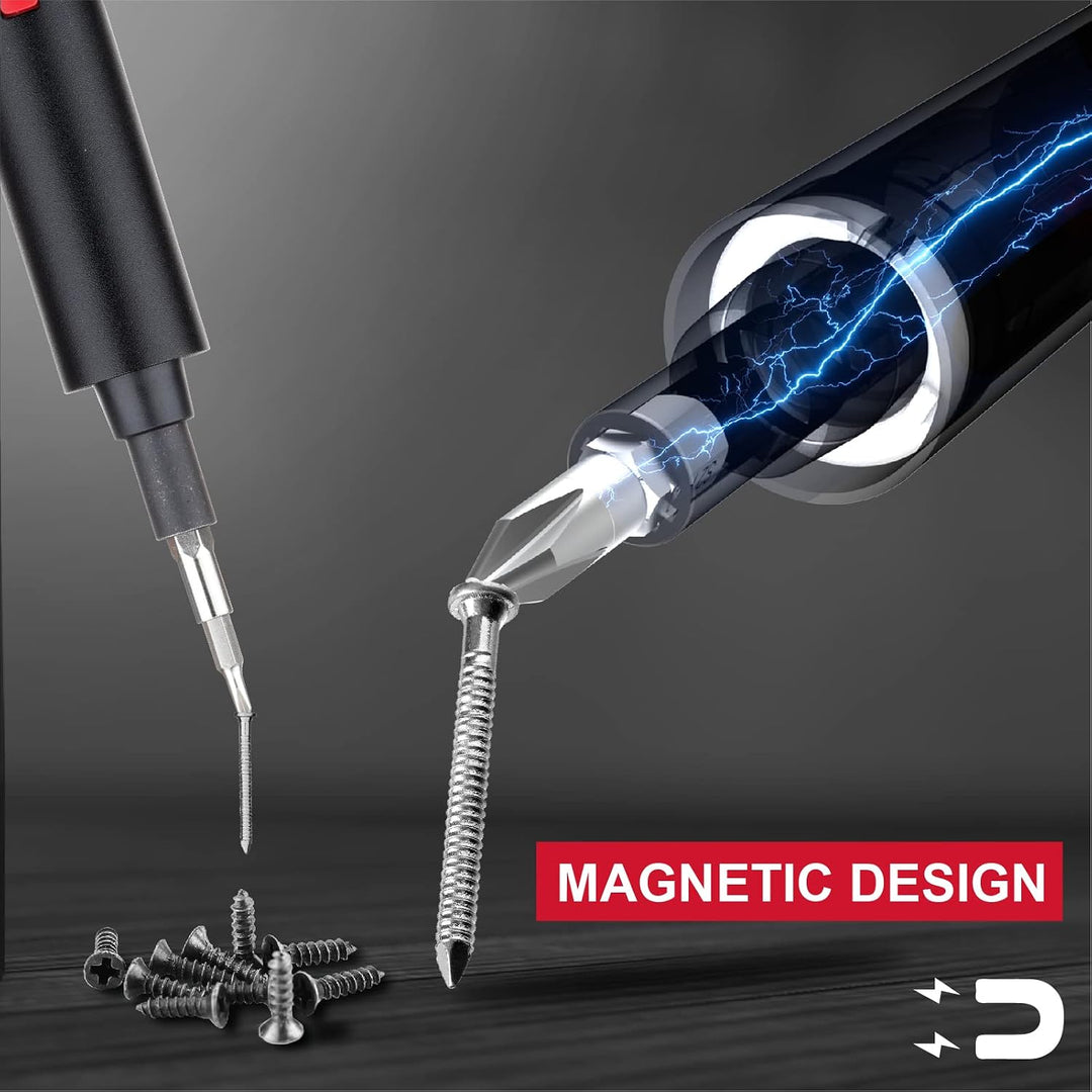 P.I.T Electric Precision Magnetic Screwdriver 26Pcs Set - مفك براغي كهربائي دقيق
