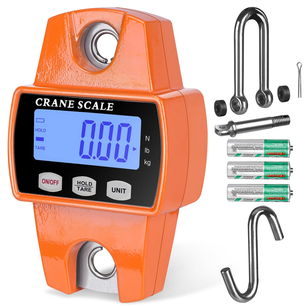300KG Digital Aluminum Cast Hanging Scale with Hooks - ميزان تعليق إلكترون