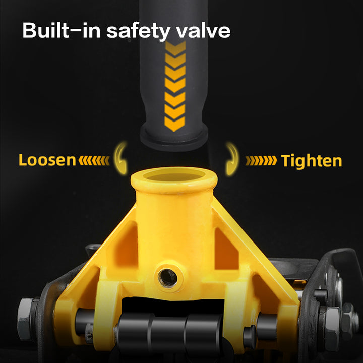 3Ton Double Pump Hydraulic Floor Jack - عفريت هيدروليك أرضي 3 طن دبل بومبة