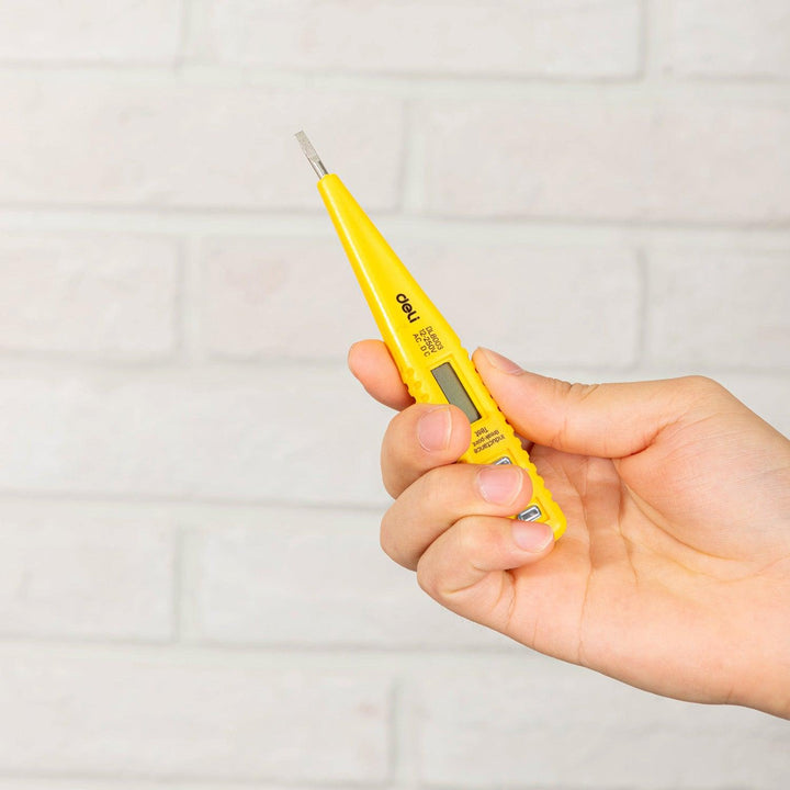 Deli Voltage Test Pencil (12-250V) - مفك تاست ديجيتال