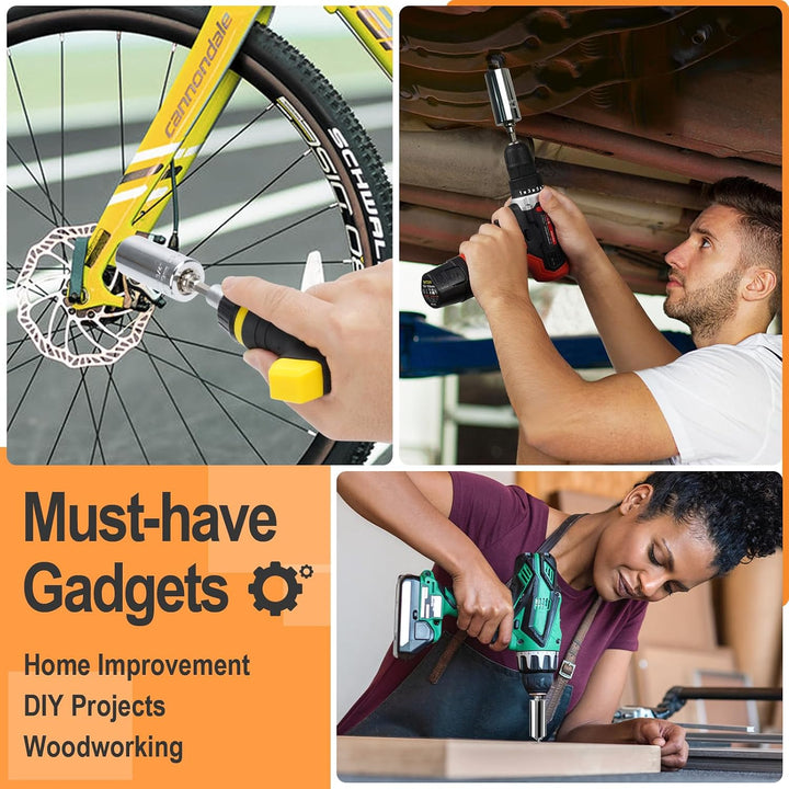 Universal Self-Adjusting Socket with Drill Adapter 7-19mm - لقمة يونيفرسال ذاتية التعديل