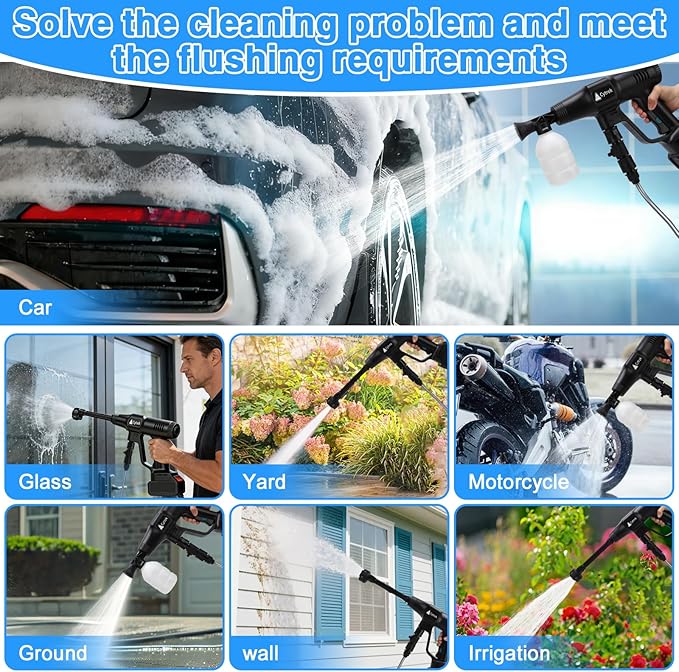 Lithium-Ion Brushless Battery Pressure Washer - Variable Speed Control