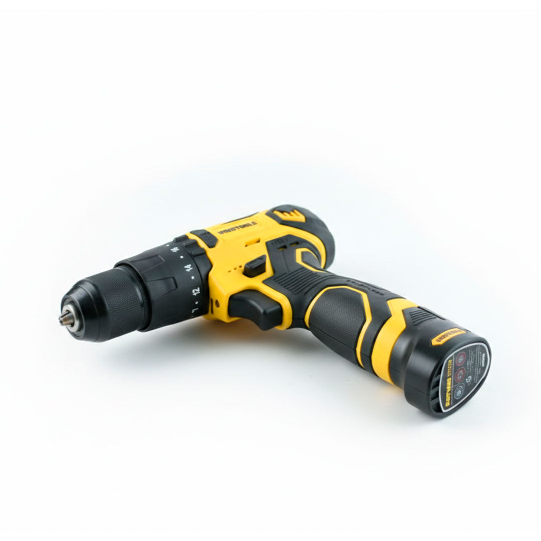 12V Battery Brushless Impact Drill 45N.m (2 Batteries) - مقدح بطاريتين