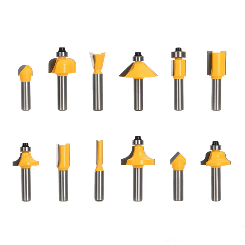 12pcs 6mm Router Bits Set